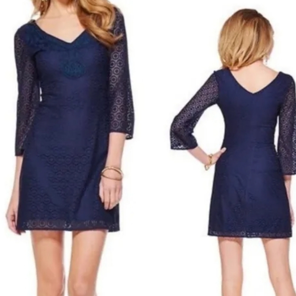 Elegant IKKS blue dress New with tags - Picture 2 of 10